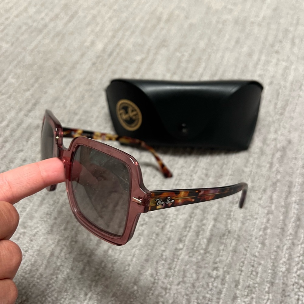 Pink square raybans - Picture 3 of 6